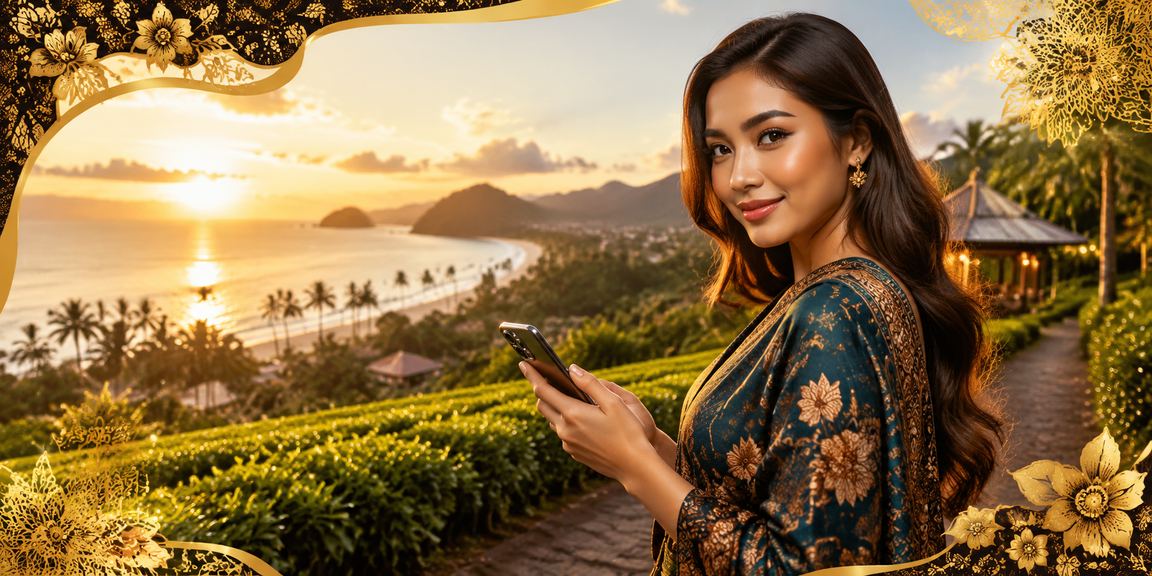 Skrin deposit dan antara muka kasino meja di Langkawi dengan gaya tempatan